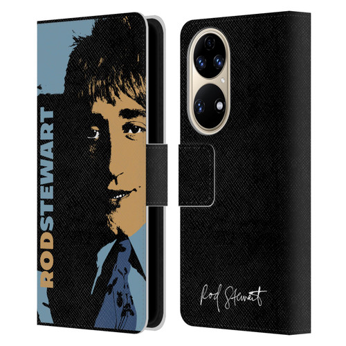 Rod Stewart Art Yesterday Retro Leather Book Wallet Case Cover For Huawei P50