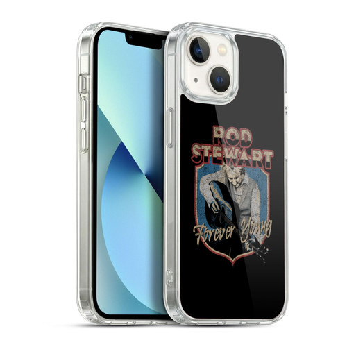 Rod Stewart Art Forever Young Soft Gel Case for Apple iPhone 13
