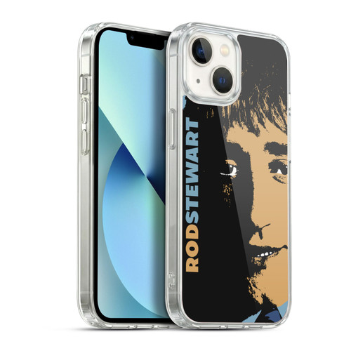Rod Stewart Art Yesterday Retro Soft Gel Case for Apple iPhone 13