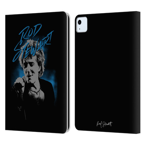 Rod Stewart Art Scribble Leather Book Wallet Case Cover For Apple iPad Air 2020 / 2022