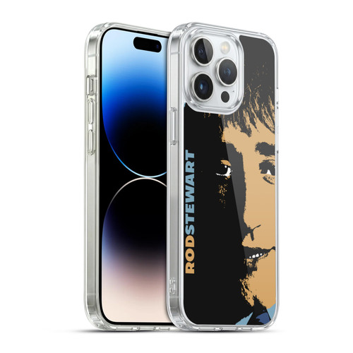 Rod Stewart Art Yesterday Retro Soft Gel Case for Apple iPhone 14 Pro Max