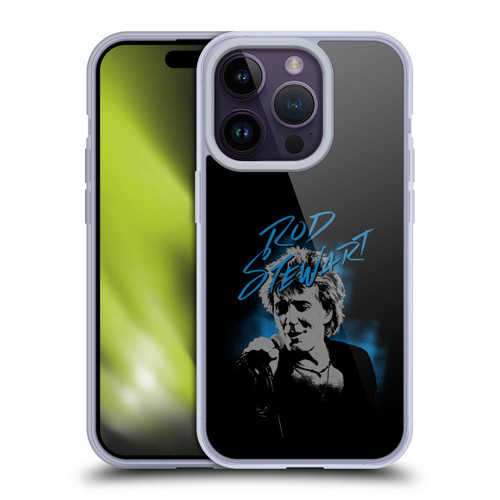 Rod Stewart Art Scribble Soft Gel Case for Apple iPhone 14 Pro