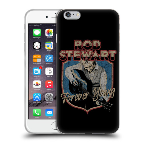 Rod Stewart Art Forever Young Soft Gel Case for Apple iPhone 6 Plus / iPhone 6s Plus