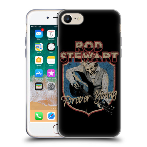 Rod Stewart Art Forever Young Soft Gel Case for Apple iPhone 7 / 8 / SE 2020 & 2022
