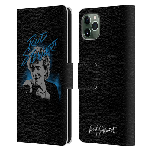 Rod Stewart Art Scribble Leather Book Wallet Case Cover For Apple iPhone 11 Pro Max