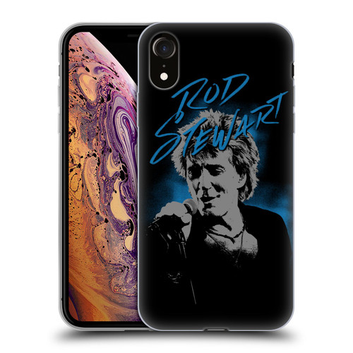 Rod Stewart Art Scribble Soft Gel Case for Apple iPhone XR