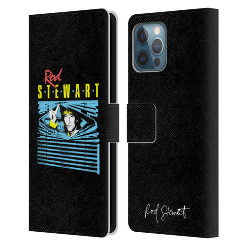 Rod Stewart Art Blinds Leather Book Wallet Case Cover For Apple iPhone 12 Pro Max