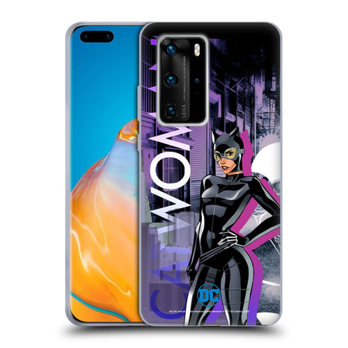 DC Women Core Compositions Catwoman Soft Gel Case for Huawei P40 Pro / P40 Pro Plus 5G