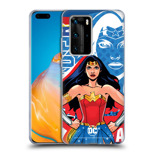 DC Women Core Compositions Wonder Woman Soft Gel Case for Huawei P40 Pro / P40 Pro Plus 5G