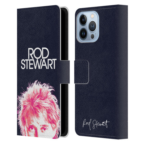 Rod Stewart Art Neon Leather Book Wallet Case Cover For Apple iPhone 13 Pro Max