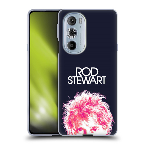 Rod Stewart Art Neon Soft Gel Case for Motorola Edge X30