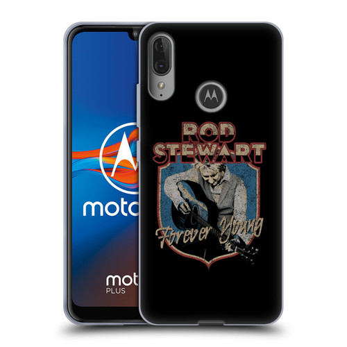 Rod Stewart Art Forever Young Soft Gel Case for Motorola Moto E6 Plus