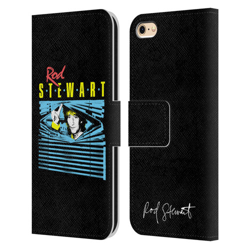 Rod Stewart Art Blinds Leather Book Wallet Case Cover For Apple iPhone 6 / iPhone 6s