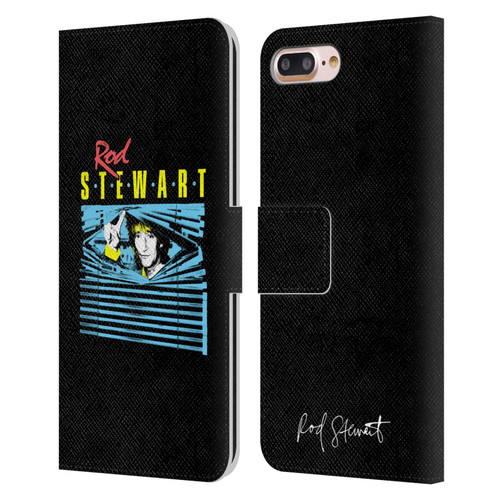 Rod Stewart Art Blinds Leather Book Wallet Case Cover For Apple iPhone 7 Plus / iPhone 8 Plus