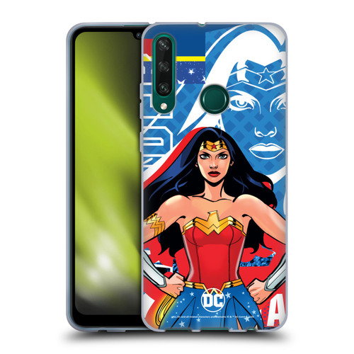 DC Women Core Compositions Wonder Woman Soft Gel Case for Huawei Y6p