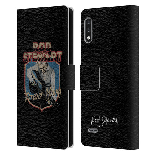 Rod Stewart Art Forever Young Leather Book Wallet Case Cover For LG K22