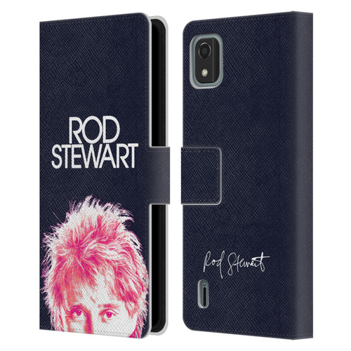 Rod Stewart Art Neon Leather Book Wallet Case Cover For Nokia C2 2nd Edition