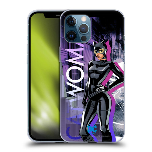 DC Women Core Compositions Catwoman Soft Gel Case for Apple iPhone 12 Pro Max