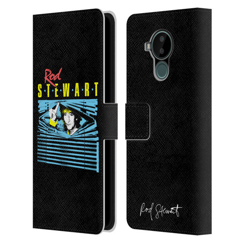 Rod Stewart Art Blinds Leather Book Wallet Case Cover For Nokia C30
