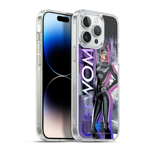 DC Women Core Compositions Catwoman Soft Gel Case for Apple iPhone 13 Pro Max & MagSafe