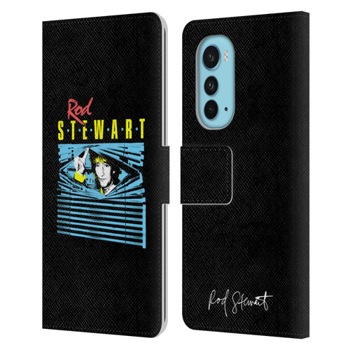 Rod Stewart Art Blinds Leather Book Wallet Case Cover For Motorola Edge (2022)