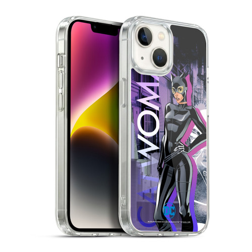 DC Women Core Compositions Catwoman Soft Gel Case for Apple iPhone 14