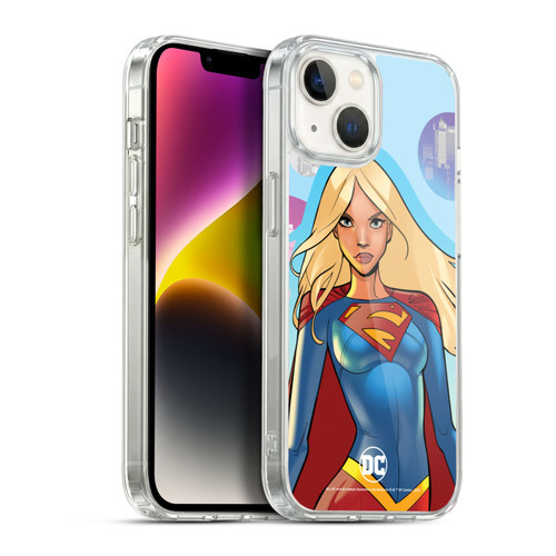 DC Women Core Compositions Supergirl Soft Gel Case for Apple iPhone 14