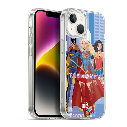 DC Women Core Compositions Girl Power Soft Gel Case for Apple iPhone 14
