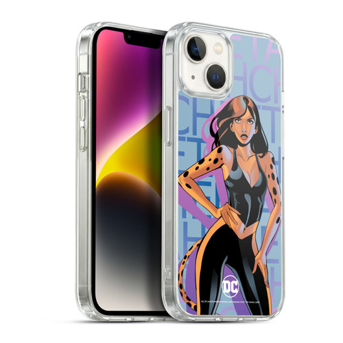 DC Women Core Compositions Cheetah Soft Gel Case for Apple iPhone 14 Plus & MagSafe