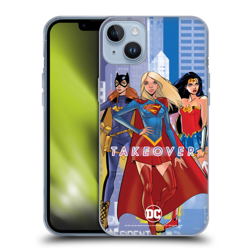 DC Women Core Compositions Girl Power Soft Gel Case for Apple iPhone 14 Plus