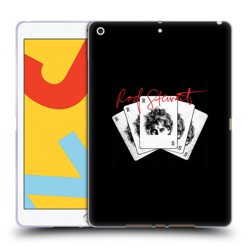 Rod Stewart Art Poker Hand Soft Gel Case for Apple iPad 10.2 2019/2020/2021