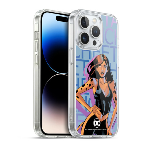DC Women Core Compositions Cheetah Soft Gel Case for Apple iPhone 14 Pro & MagSafe