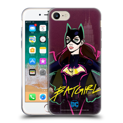 DC Women Core Compositions Batgirl Soft Gel Case for Apple iPhone 7 / 8 / SE 2020 & 2022