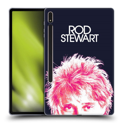 Rod Stewart Art Neon Soft Gel Case for Samsung Galaxy Tab S8 Plus