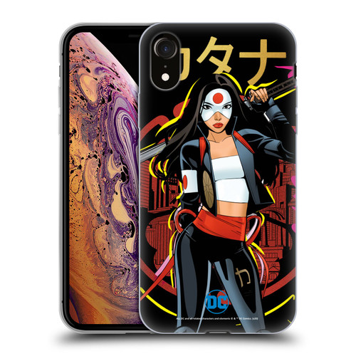 DC Women Core Compositions Katana Soft Gel Case for Apple iPhone XR