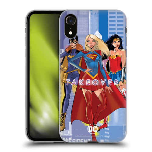 DC Women Core Compositions Girl Power Soft Gel Case for Apple iPhone XR