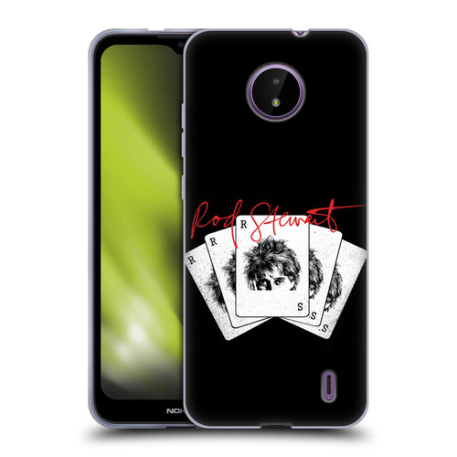 Rod Stewart Art Poker Hand Soft Gel Case for Nokia C10 / C20