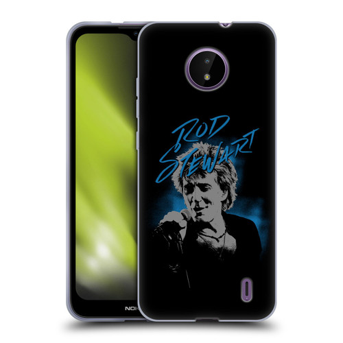 Rod Stewart Art Scribble Soft Gel Case for Nokia C10 / C20