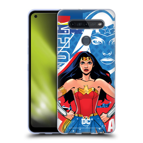 DC Women Core Compositions Wonder Woman Soft Gel Case for LG K51S