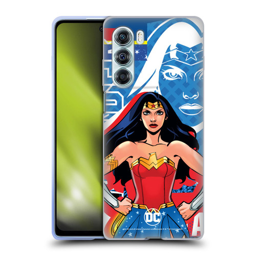 DC Women Core Compositions Wonder Woman Soft Gel Case for Motorola Edge S30 / Moto G200 5G