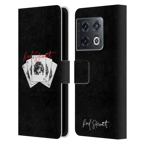Rod Stewart Art Poker Hand Leather Book Wallet Case Cover For OnePlus 10 Pro