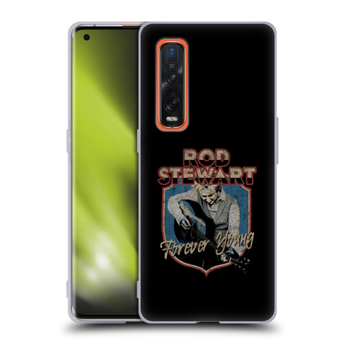 Rod Stewart Art Forever Young Soft Gel Case for OPPO Find X2 Pro 5G