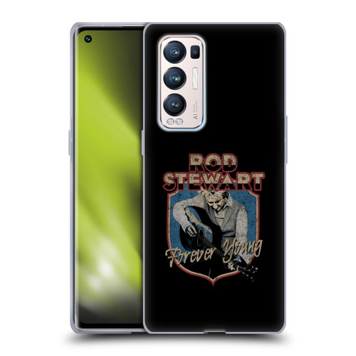 Rod Stewart Art Forever Young Soft Gel Case for OPPO Find X3 Neo / Reno5 Pro+ 5G