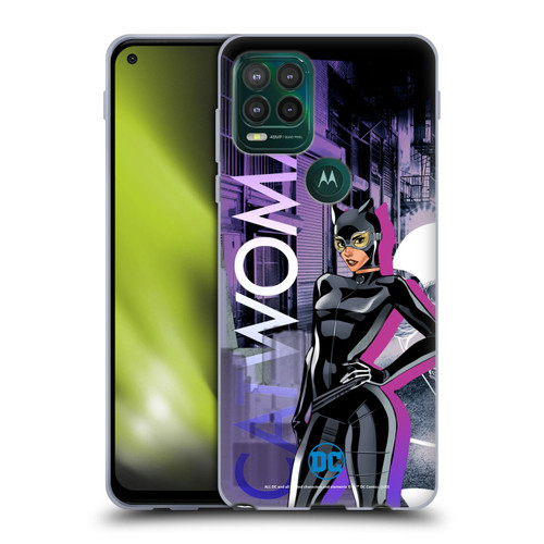 DC Women Core Compositions Catwoman Soft Gel Case for Motorola Moto G Stylus 5G 2021