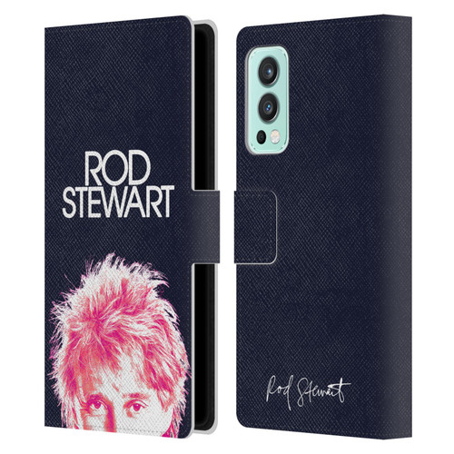 Rod Stewart Art Neon Leather Book Wallet Case Cover For OnePlus Nord 2 5G