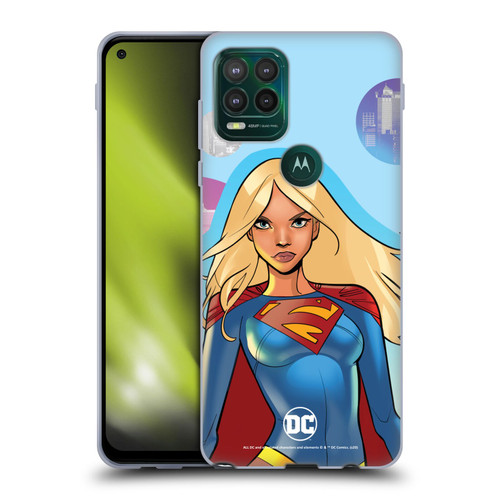 DC Women Core Compositions Supergirl Soft Gel Case for Motorola Moto G Stylus 5G 2021