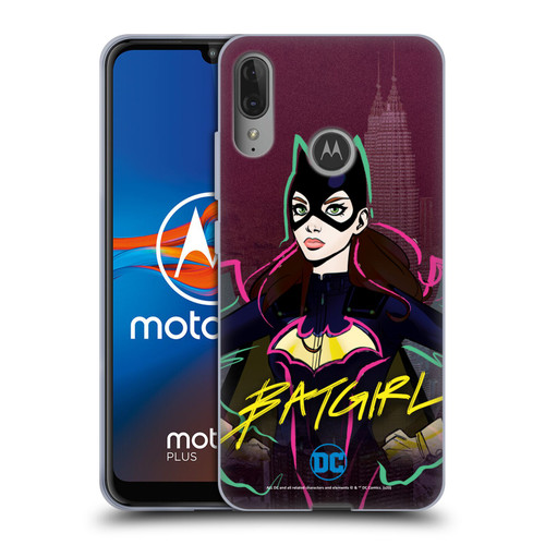 DC Women Core Compositions Batgirl Soft Gel Case for Motorola Moto E6 Plus