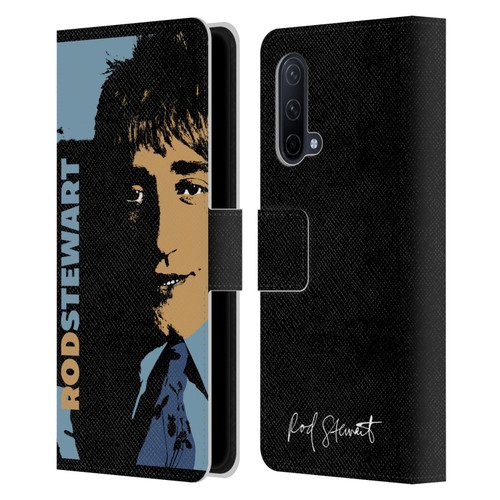 Rod Stewart Art Yesterday Retro Leather Book Wallet Case Cover For OnePlus Nord CE 5G