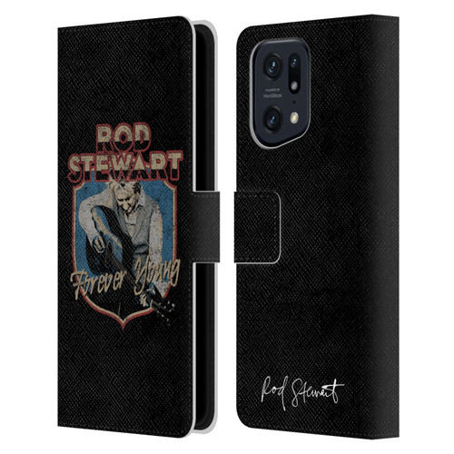 Rod Stewart Art Forever Young Leather Book Wallet Case Cover For OPPO Find X5 Pro