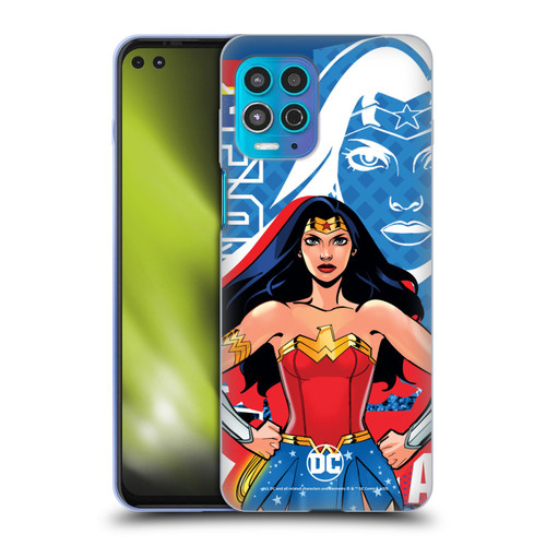 DC Women Core Compositions Wonder Woman Soft Gel Case for Motorola Moto G100